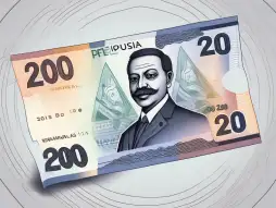 The new 200 reais note with emphasis on its unique characteristics and elements that make it interesting or curious