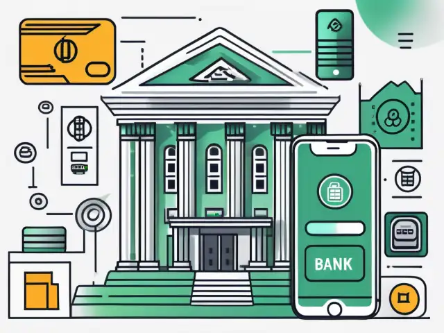 A smartphone displaying a digital bank app