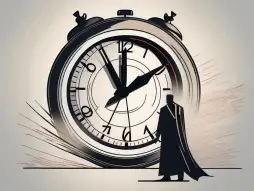 A ticking clock embedded in a legal document